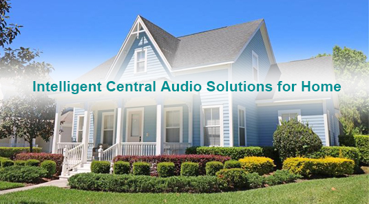 Intelligente zentrale Audio lösungen für zu Hause