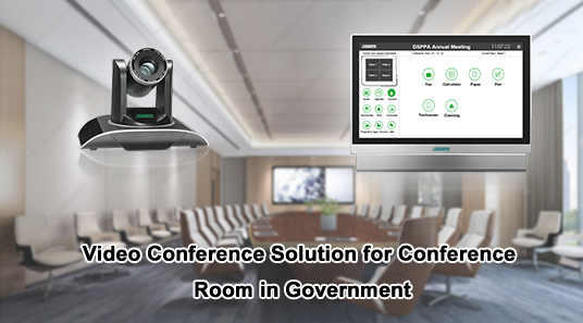 Video konferenz lösung für Konferenz raum in der Regierung