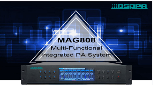 MAG808 Intelligentes Audio-Matrix-PA-System