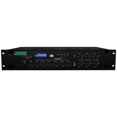 MP210U 60W-350W 6 Zonen Paging und Music Mixer-Verstärker mit USB-Tuner