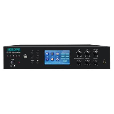 MP2725 250W 6 Zonen Mixer Verstärker mit Timer & USB & Tuner & Bluetooth