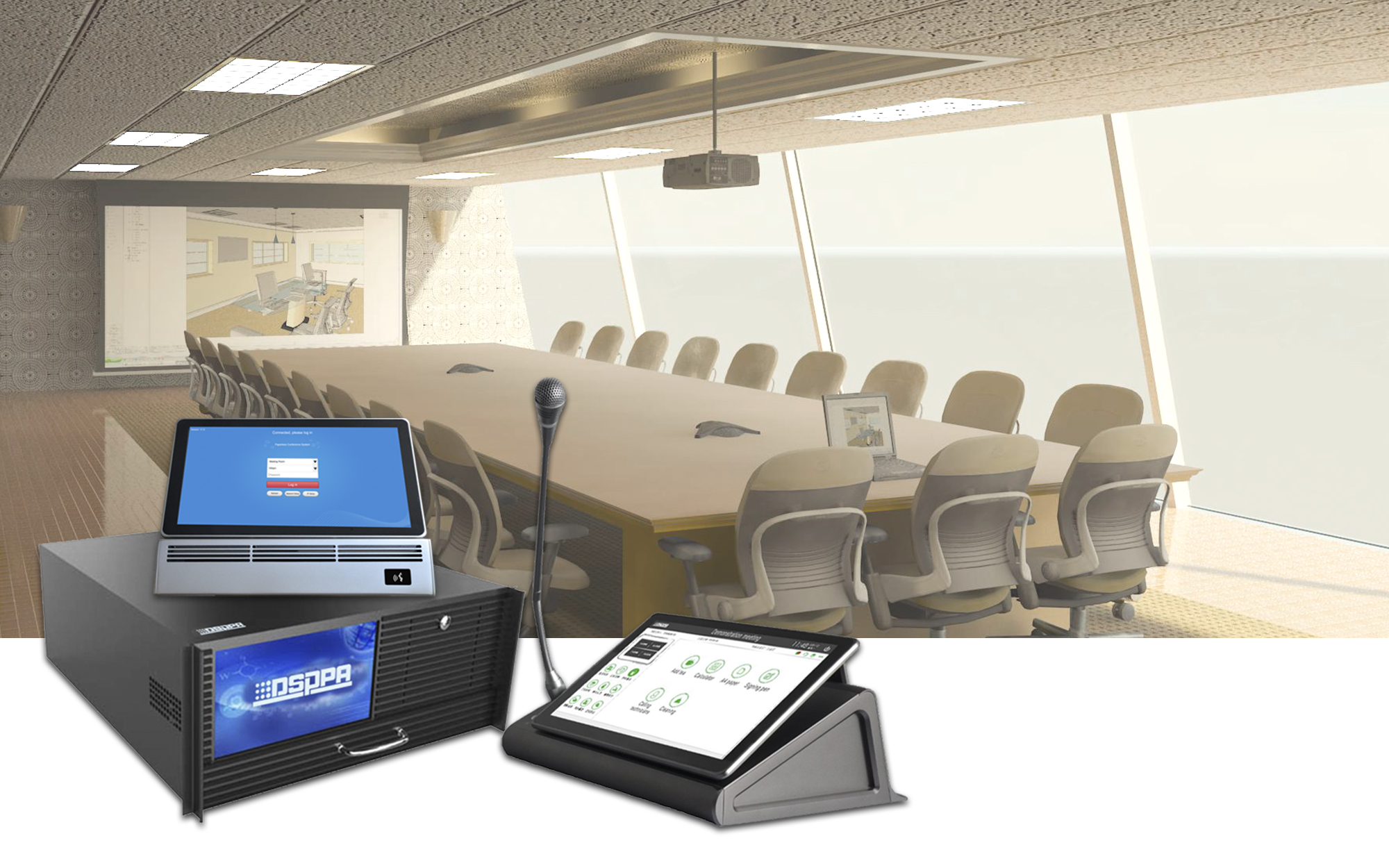 D9000 Paperless Conference System-Lösung