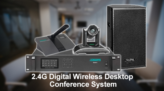 2.4G Digital Wireless Desktop Conference System