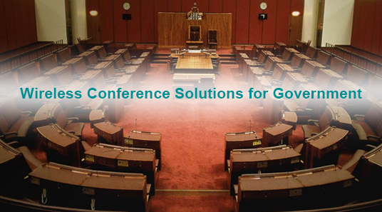 Drahtlose Konferenzlösungen für die Regierung