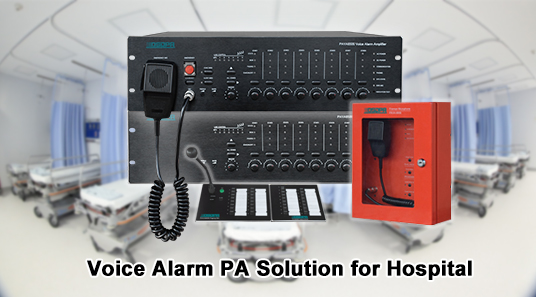 PAVA8000 Voice Evakuierungssystem für das Krankenhaus