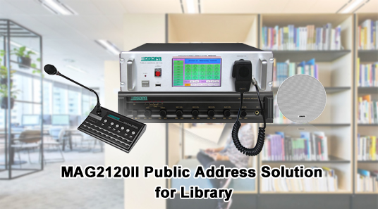 MAG2120II Public Address Solution for Library