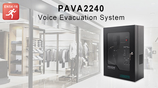 PAVA2240 Voice Evakuierung system für Bekleidungs geschäft