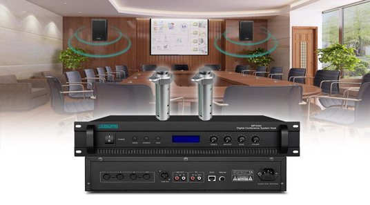 D6115 Digitales Konferenz system (Pop-up-Mikrofone und Verbindungs methode)