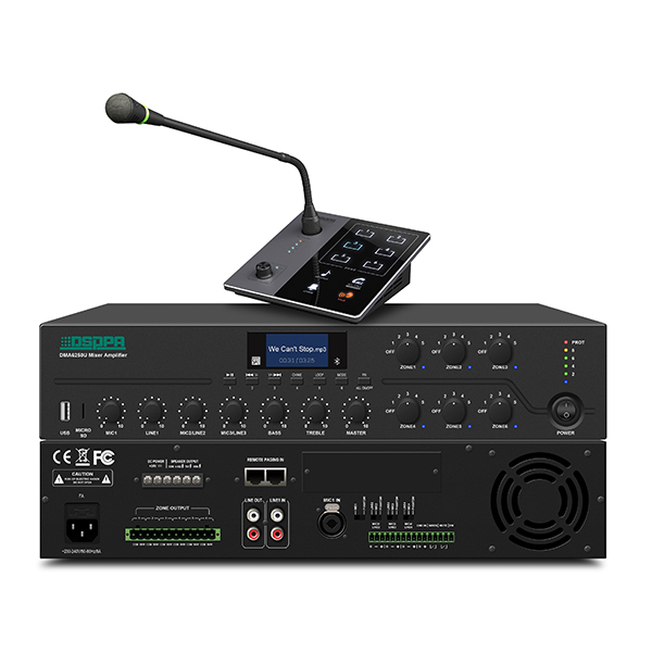 DMA6500U 500W 6 Zonen Digital-Mixer-Verstärker mit Fern-Paging-Station