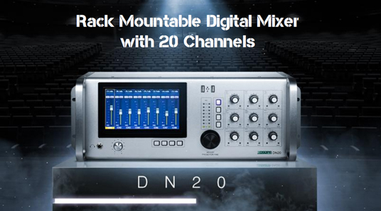 Rack monti erbar Digital mixer mit 20 Kanälen DN20