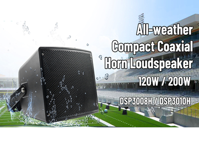 DSP3008H DSP3010H 120W/200W Allwetter-Kompakter Koaxialhorn-Lautsprecher