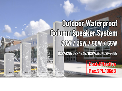 20W/35W/50W/65W im Freien wasserdichtes Säulen-Lautsprechers ystem