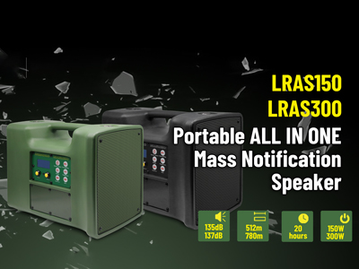 Portable ALL IN ONE Massen be nachricht igungs lautsprecher LRAS150 LRAS300